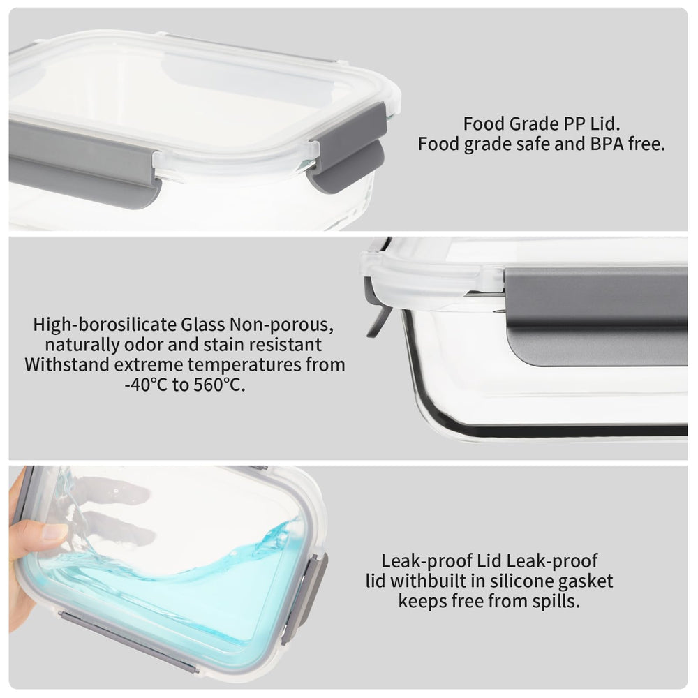 AILTEC texture verre borosilicate résistant aux températures, durable et hygiénique