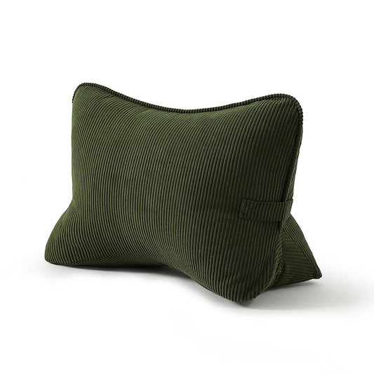 Ailuteie vue avant du coussin avec packaging, met en valeur design et confort