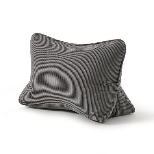 Ailuteie vue frontal du coussin lombaire sur fond clair, maintien visible