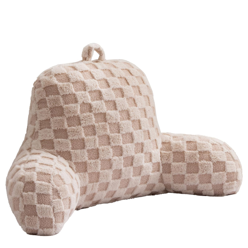Aimuan vue de face du coussin à carreaux pour un soutien dorsal confortable