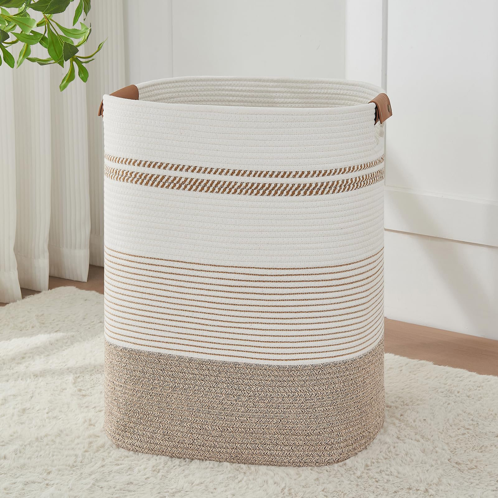 AINUOQI panier face pliable montrant rangement pratique
