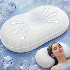 AIRSKY oreiller face avant montrant forme ergonomique et soutien confortable