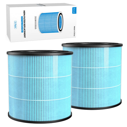 AIRTOK emballage avant montrant pack de 2 et compatibilité AP0601, garantie d'ajustement