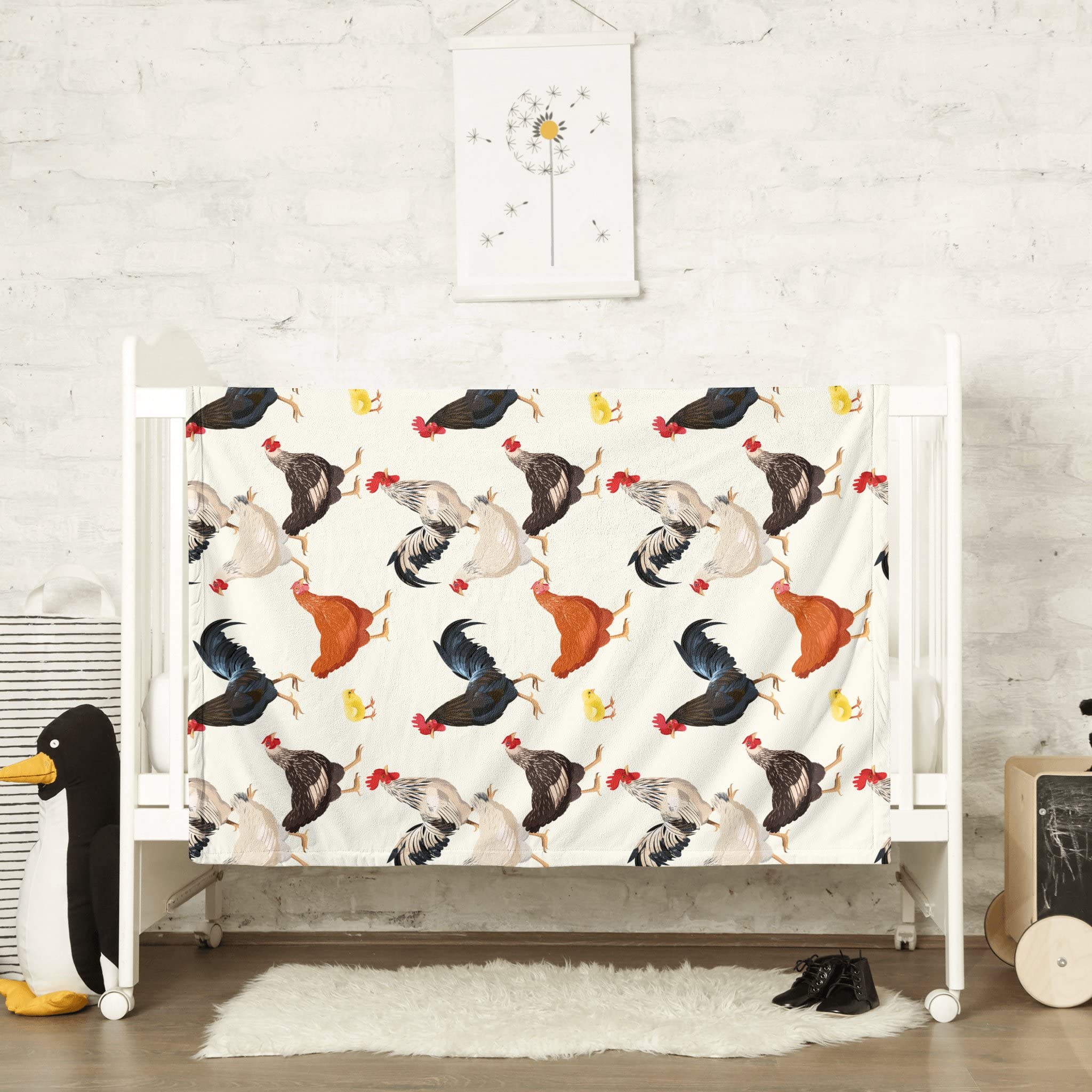 AISDE plaid à côté d’un objet pour comparaison de taille et dimensions 60x80