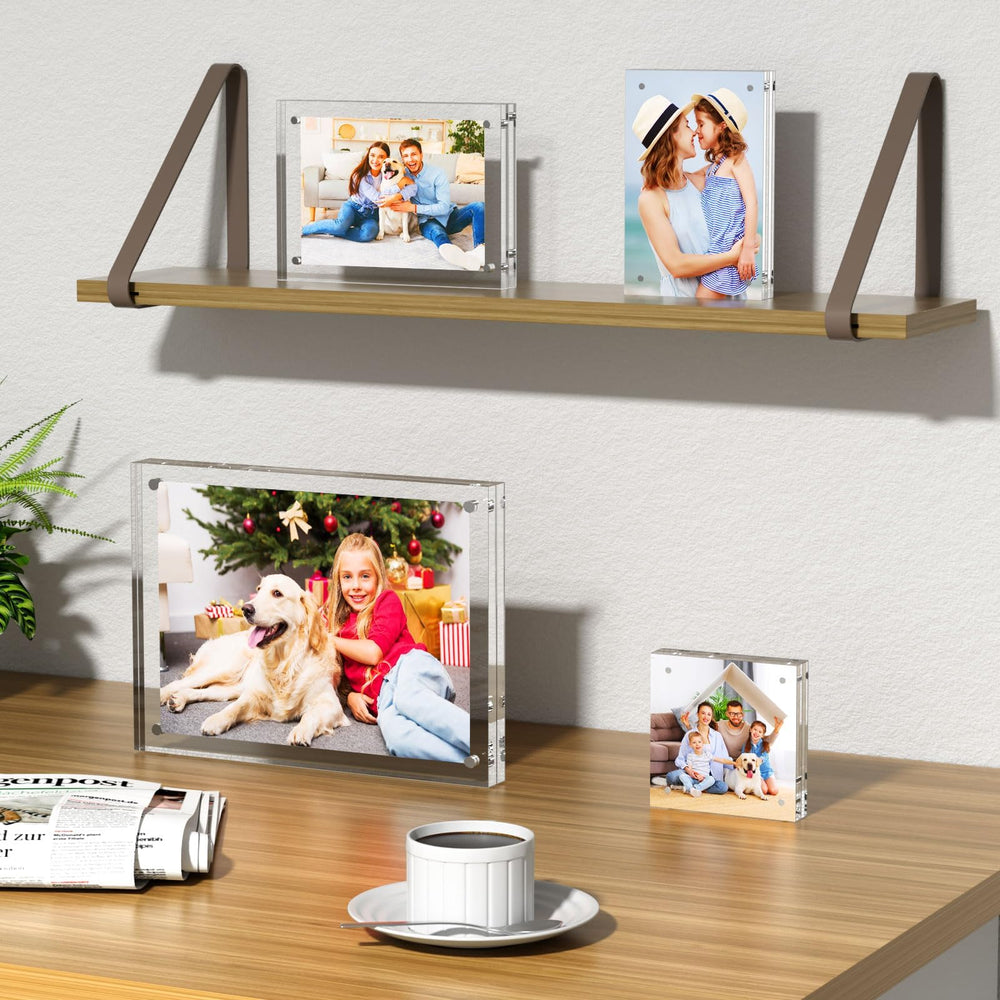 AITEE cadre acrylique comparaison taille montrant format 4x4 pratique
