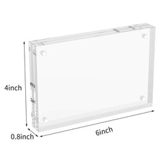 AITEE cadre acrylique face arrière aimants solides pour changement photo facile