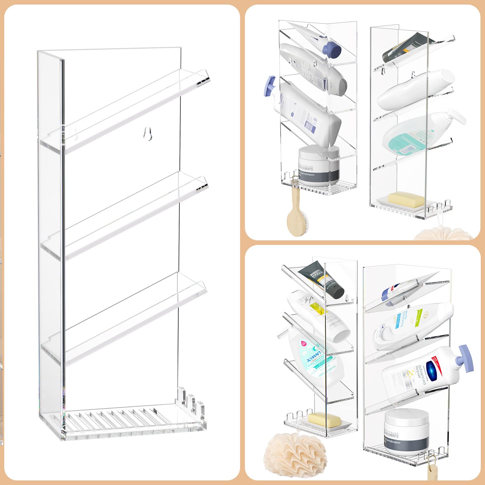 AITEE modules combinés sur mur de salle de bain, solution modulable gain de place