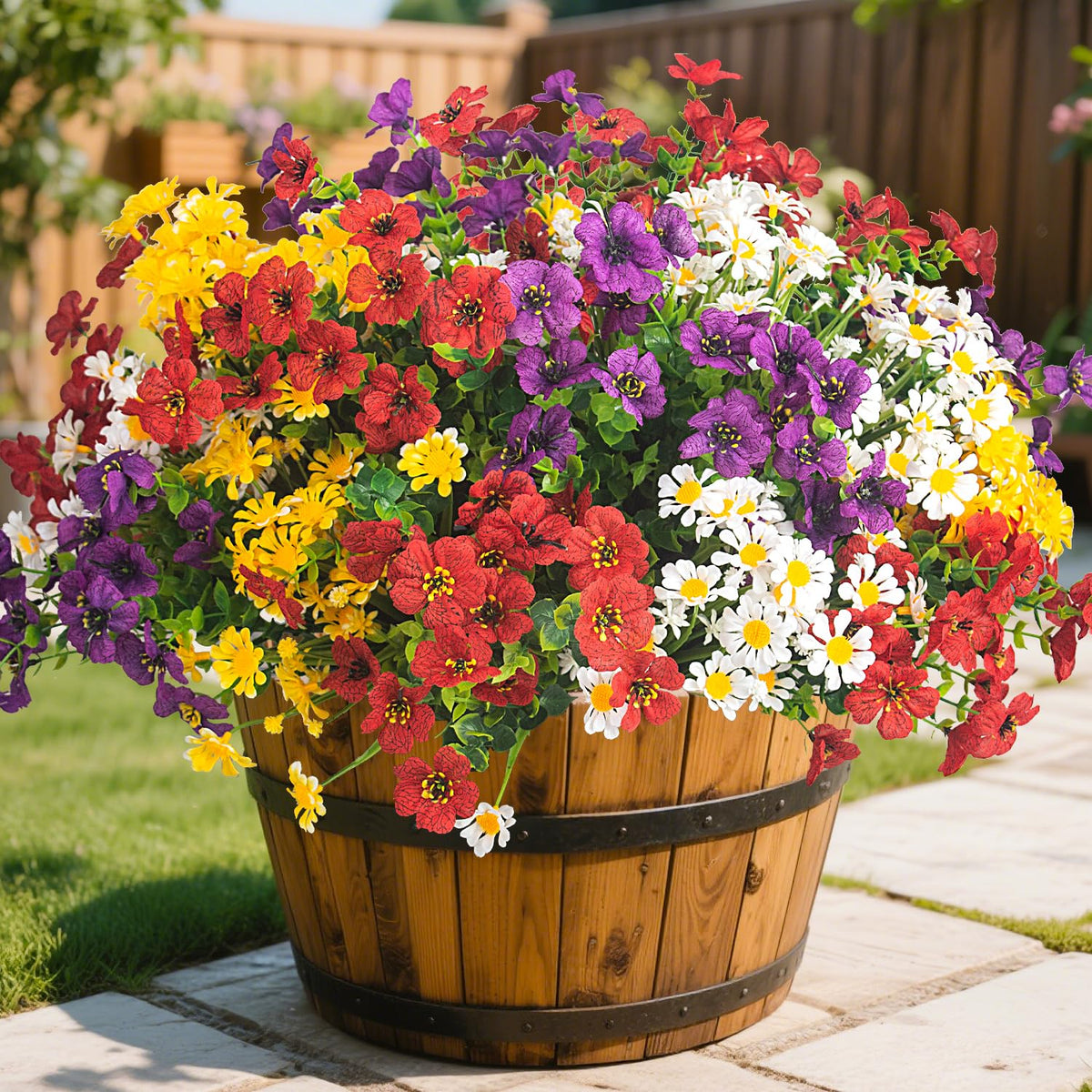 AITISOR emballage 16 bouquets montrant variété colorée et gain de temps