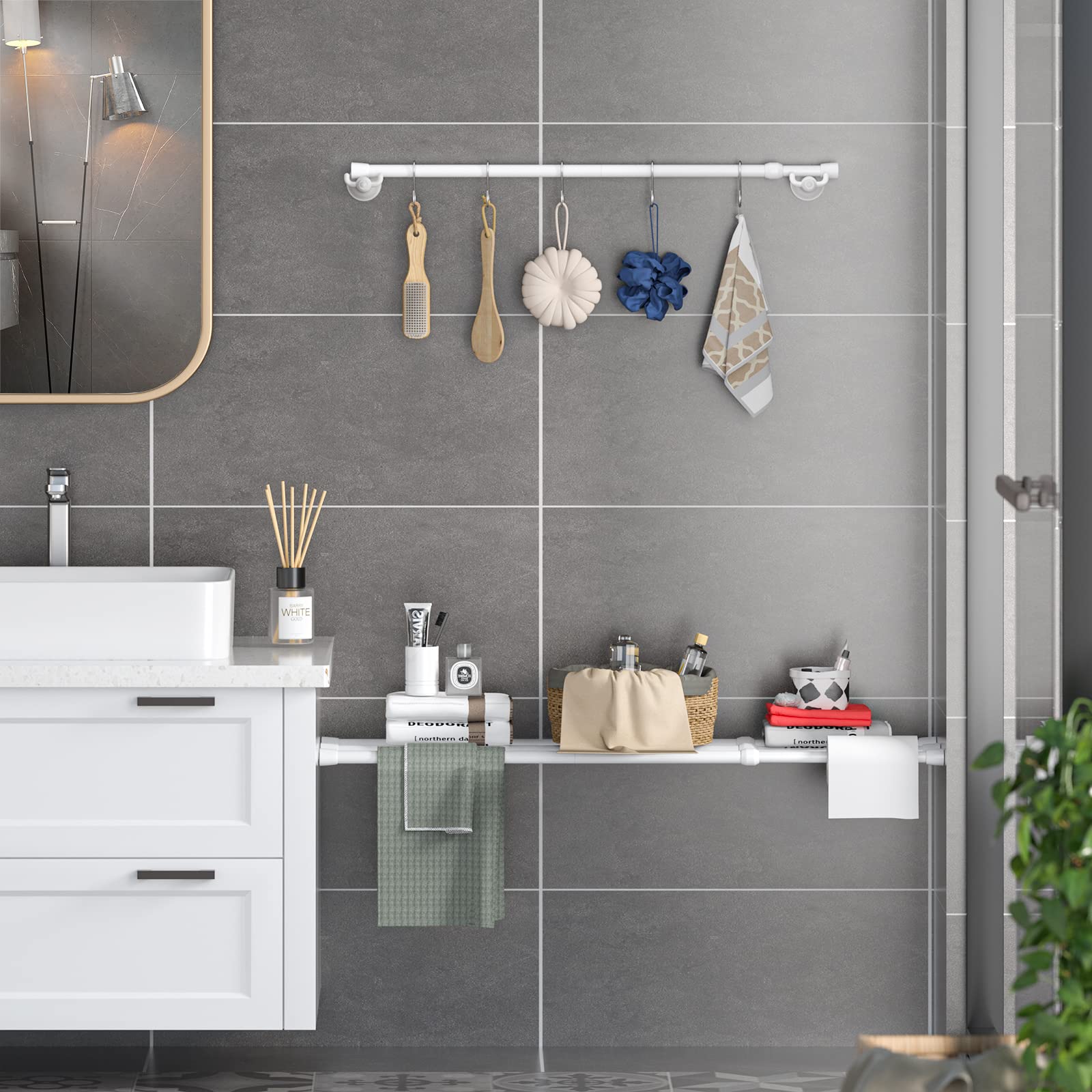 AIZESI tringle avec voilage maison exemple d'utilisation pour fenêtre de cuisine