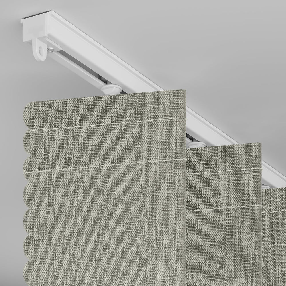 AJAZZ zoom tissu triple couche montrant occultation renforcée