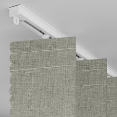 AJAZZ zoom tissu triple couche montrant occultation renforcée