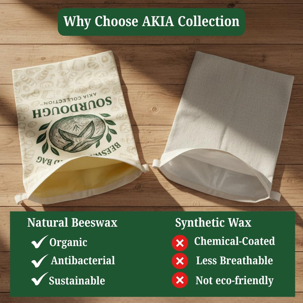 Akia Collection comparaison taille avec baguette pour montrer capacité XL pratique
