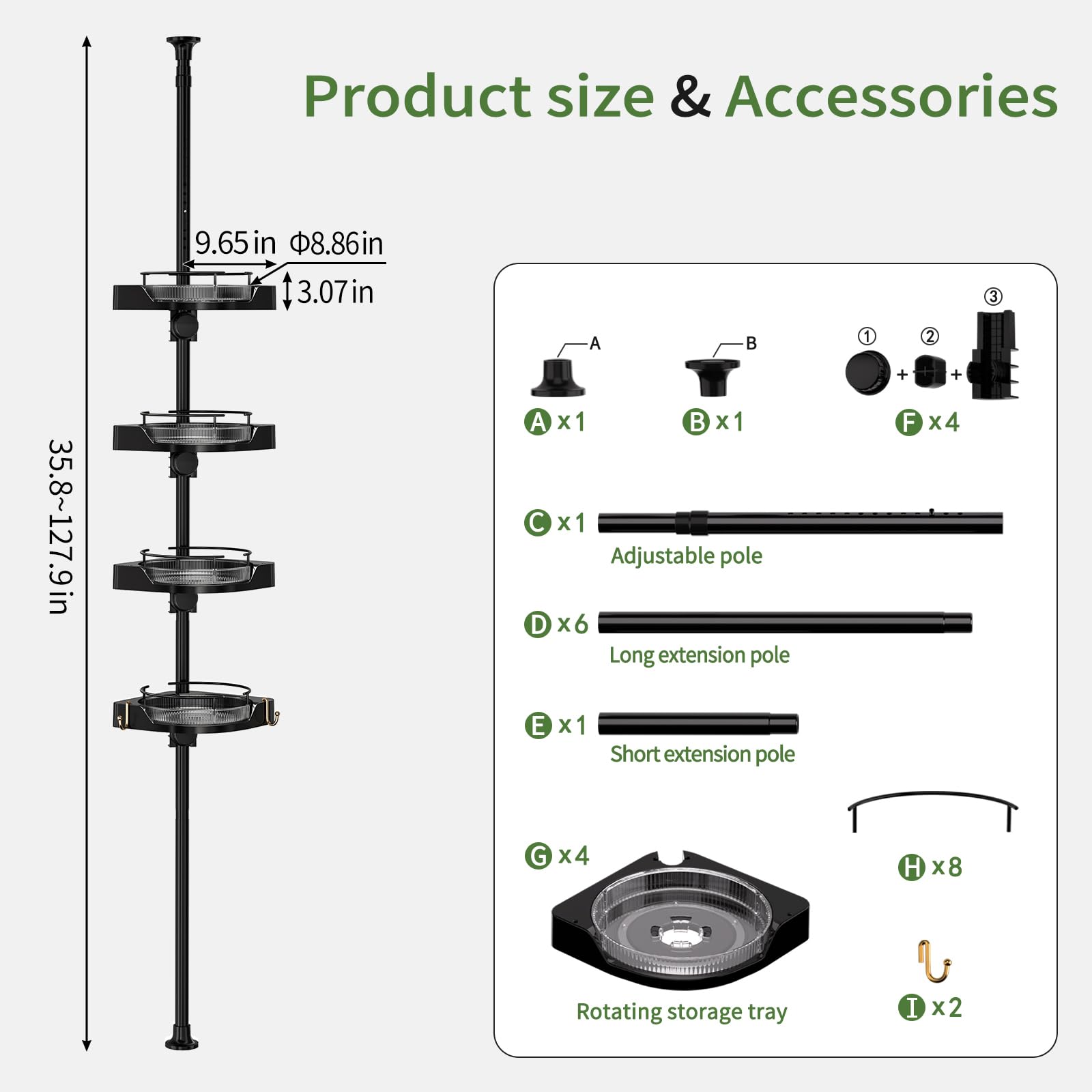 akinbas démonstration rotation 360° pour atteindre produits