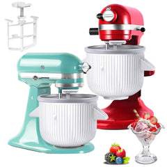 Akiosk bol devant l'emballage montrant capacité 2 qt et adaptation KitchenAid