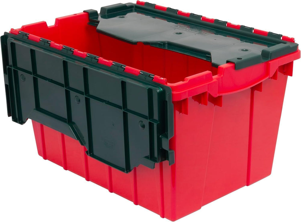 Akro-Mils KeepBox face avant montrant fermeture robuste et gain d'espace