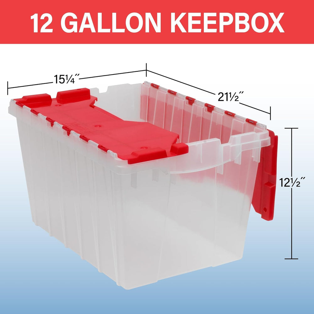 Akro-Mils intérieur du KeepBox rempli d'objets pour repérage facile