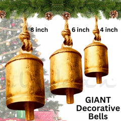 ALADEAN cloches suspendues sur sapin, effet festif discret