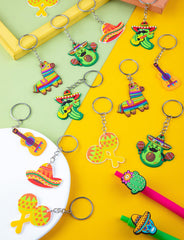 ALDMIO maracas détail du motif utile comme décoration ou cadeau invité