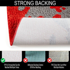Aldopein tapis dans salle de bain, absorption et confort sous les pieds