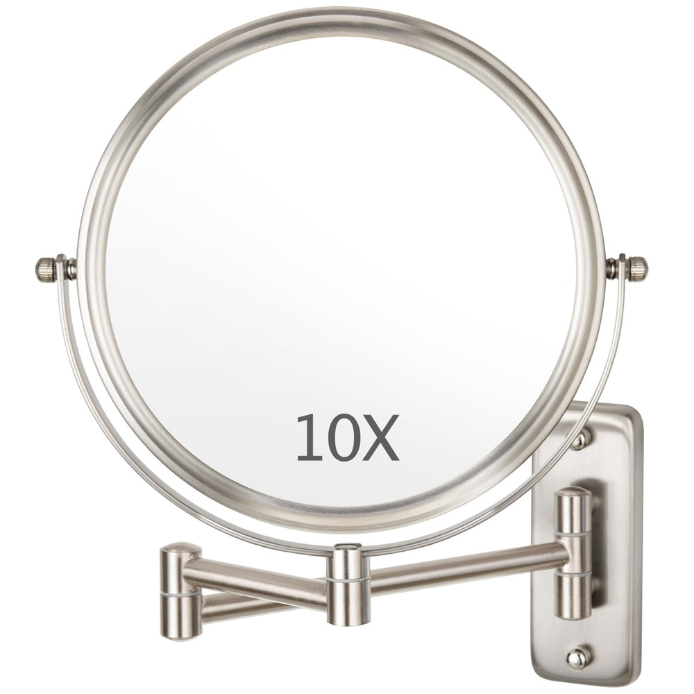 ALHAKIN miroir face avant montrant design nickel et gain de place