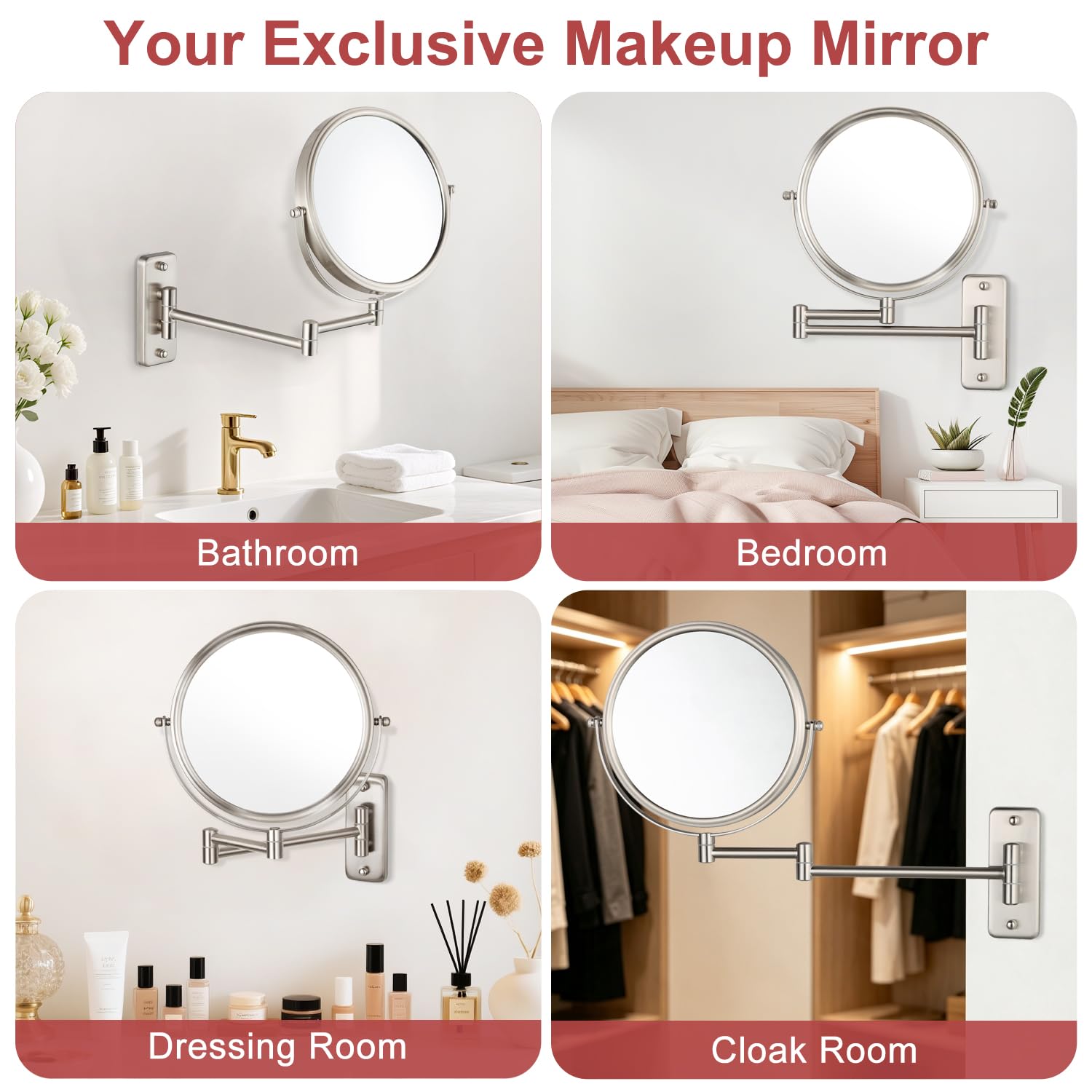 ALHAKIN miroir dans salle de bain stylée combinant utilité et design
