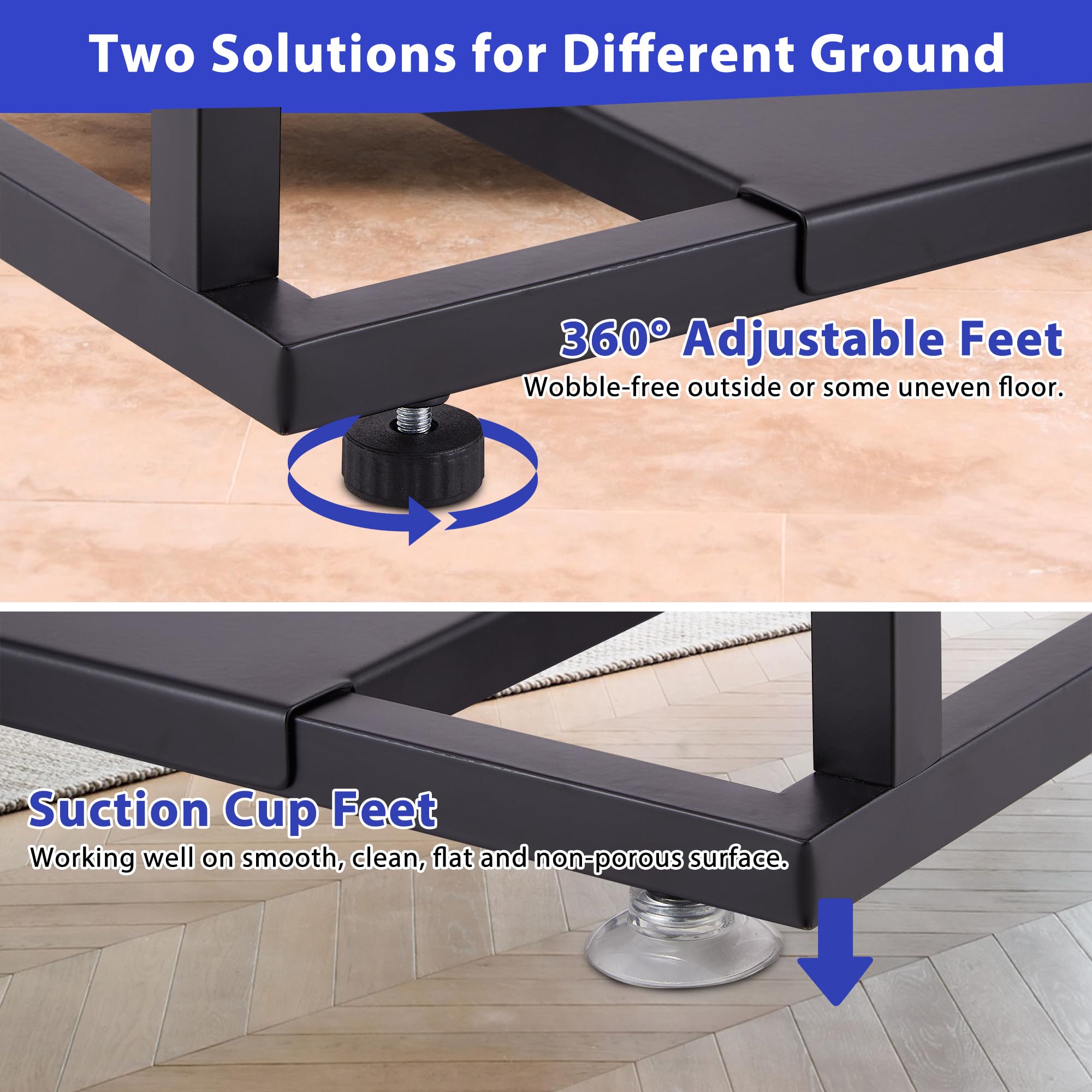 ALHAKIN pieds avec ventouse stabilisent et protègent le sol