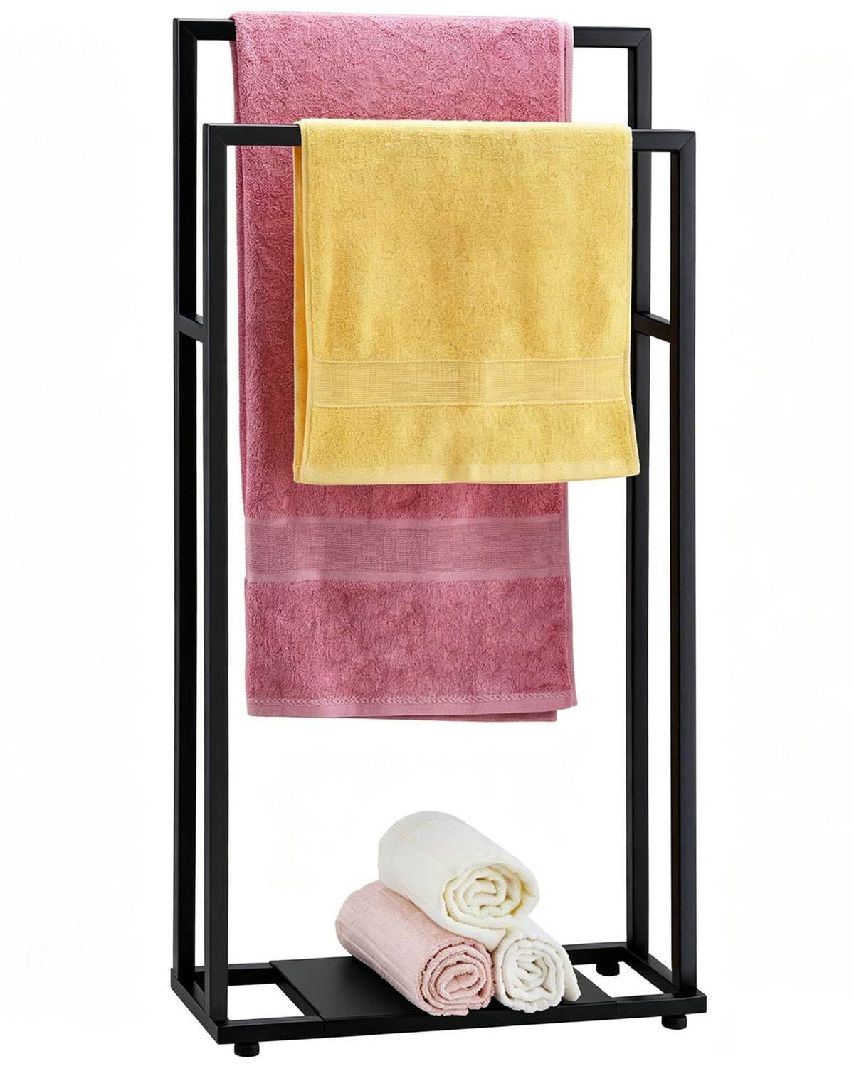 ALHAKIN porte-serviettes vue face pour séchage efficace