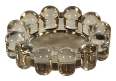 Alice Lane coupelle vue frontale smoky, design sculptural et élégance décorative