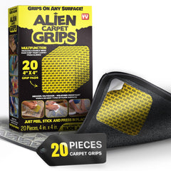 Alien Grip face avant de l’emballage montrant le lot de 20 patins et bénéfice maintien