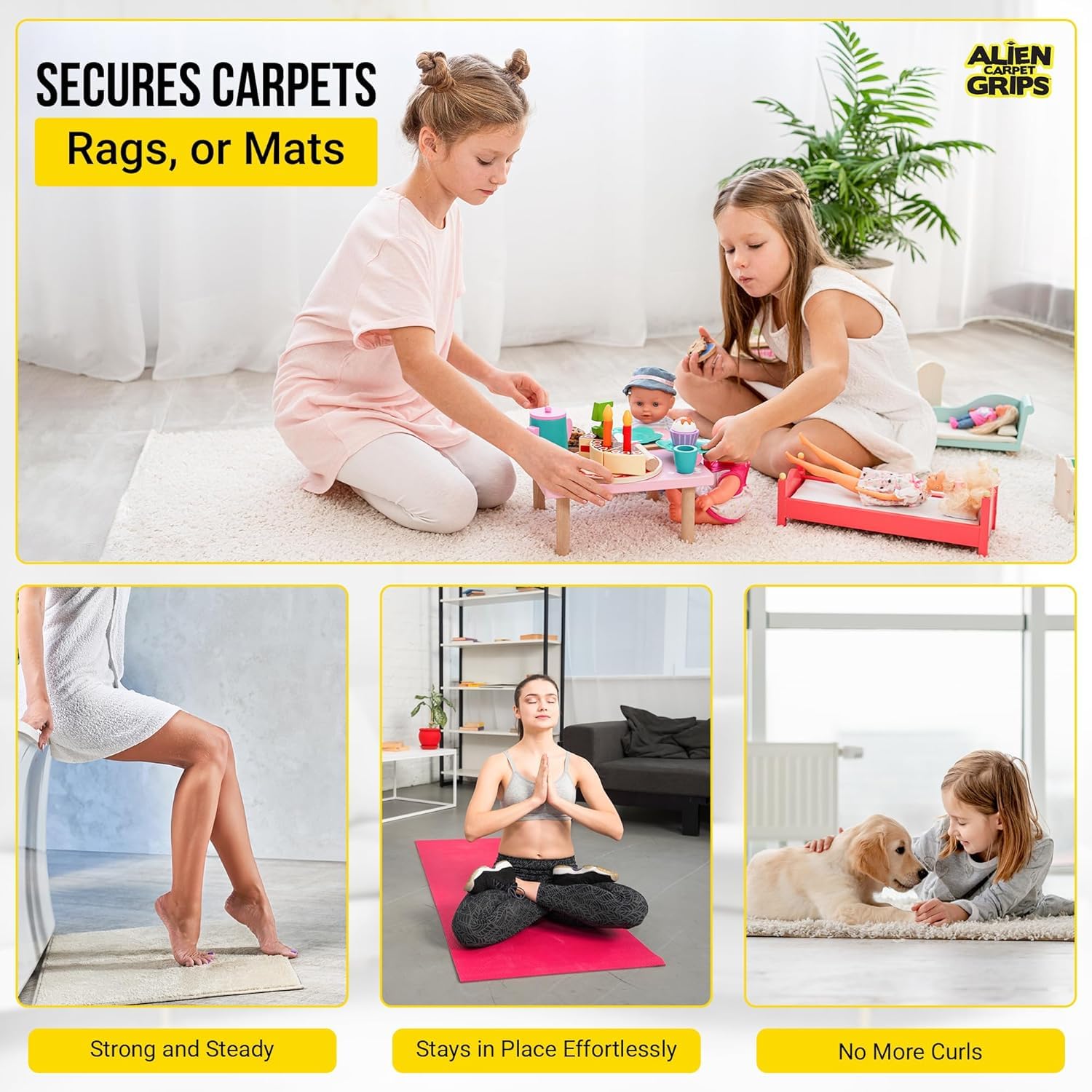 Alien Grip à côté d’une règle pour comparaison de taille, dimensions 4x4 pouces claires