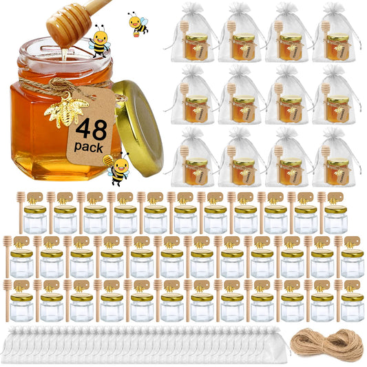 Aliggbent coffret 48 mini pots bien organisé prêt à offrir
