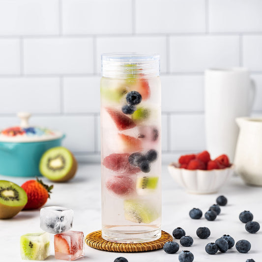 All About Juicing gros plan goulot large pour ajout facile d’ingrédients