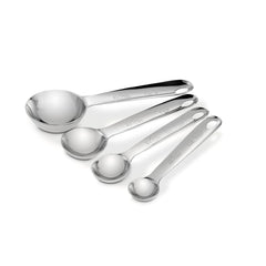 All‑Clad cuillères doseuses face avant montrant finition inox durable