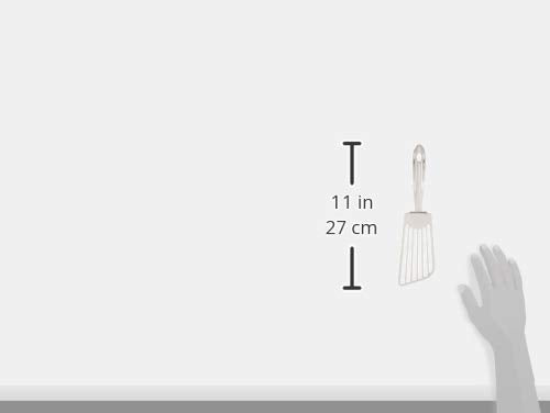 All-Clad spatule posée à côté d'une règle pour échelle montrant la longueur de 33 cm