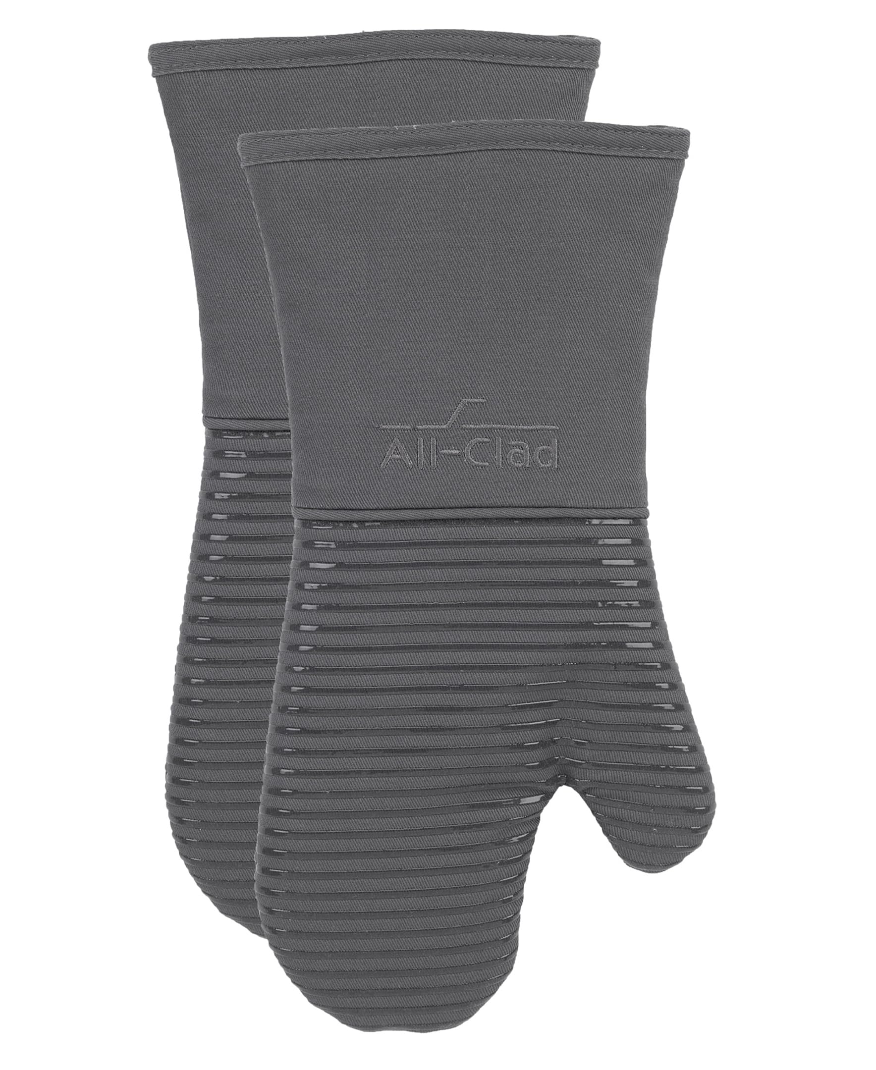 All‑Clad gant devant emballage montrant protection et design