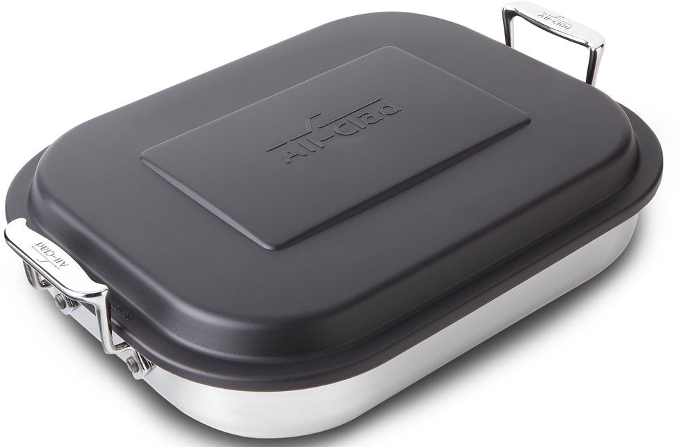 All-Clad plat lasagnes face avant prêt à servir résistance et élégance