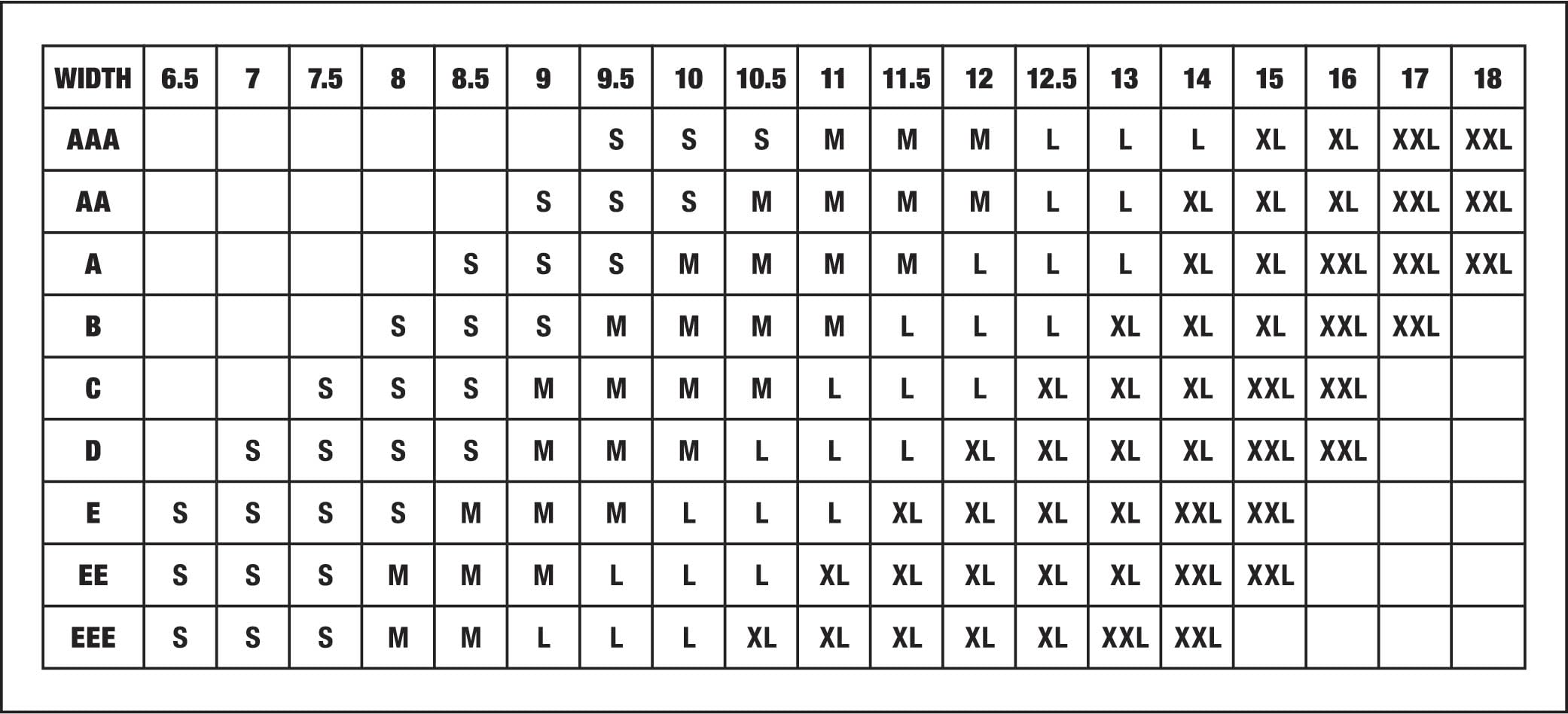 Allen Edmonds embauchoir échelle comparative montre taille LARGE pratique