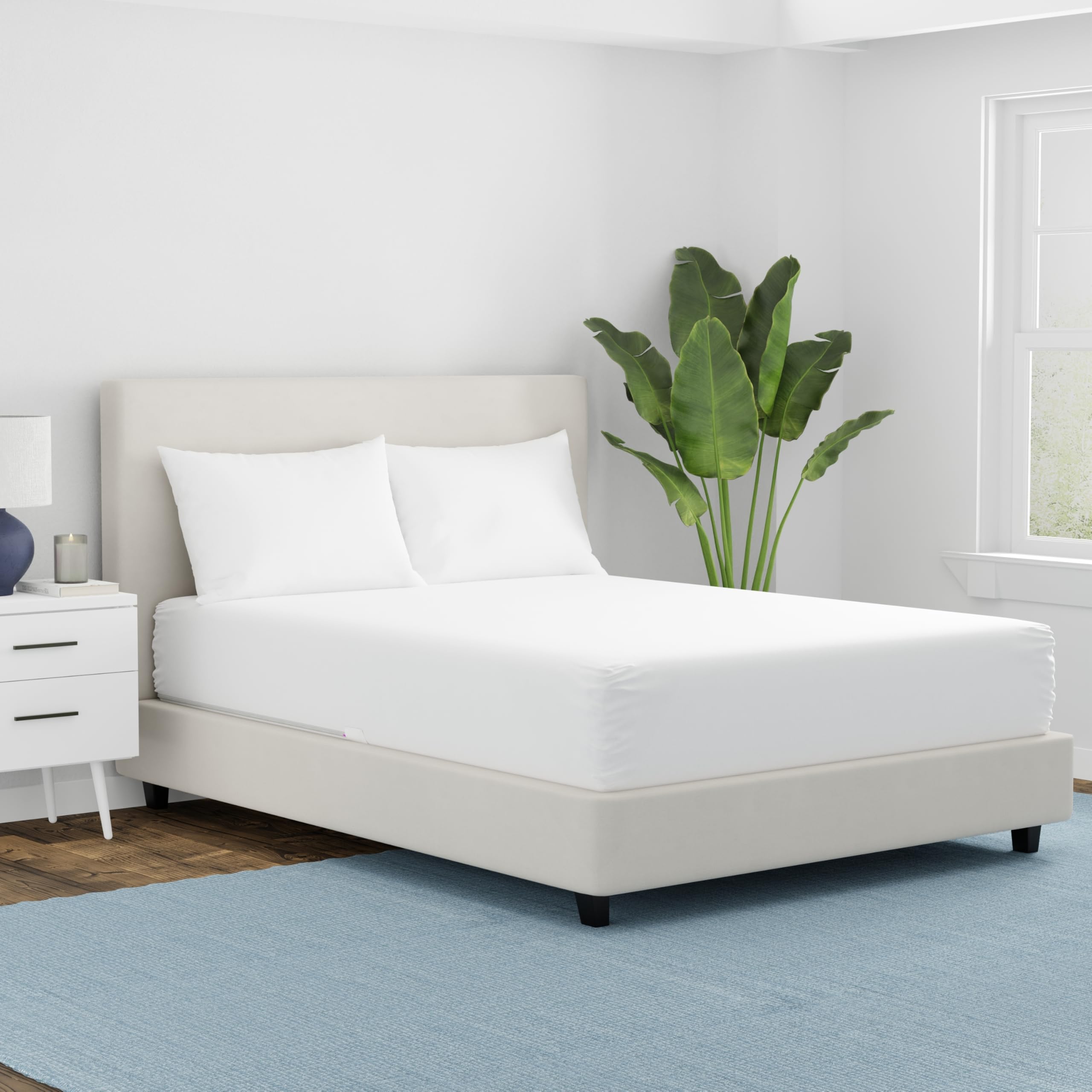 Aller-Ease gros plan tissu tricoté, douceur et barrière efficace
