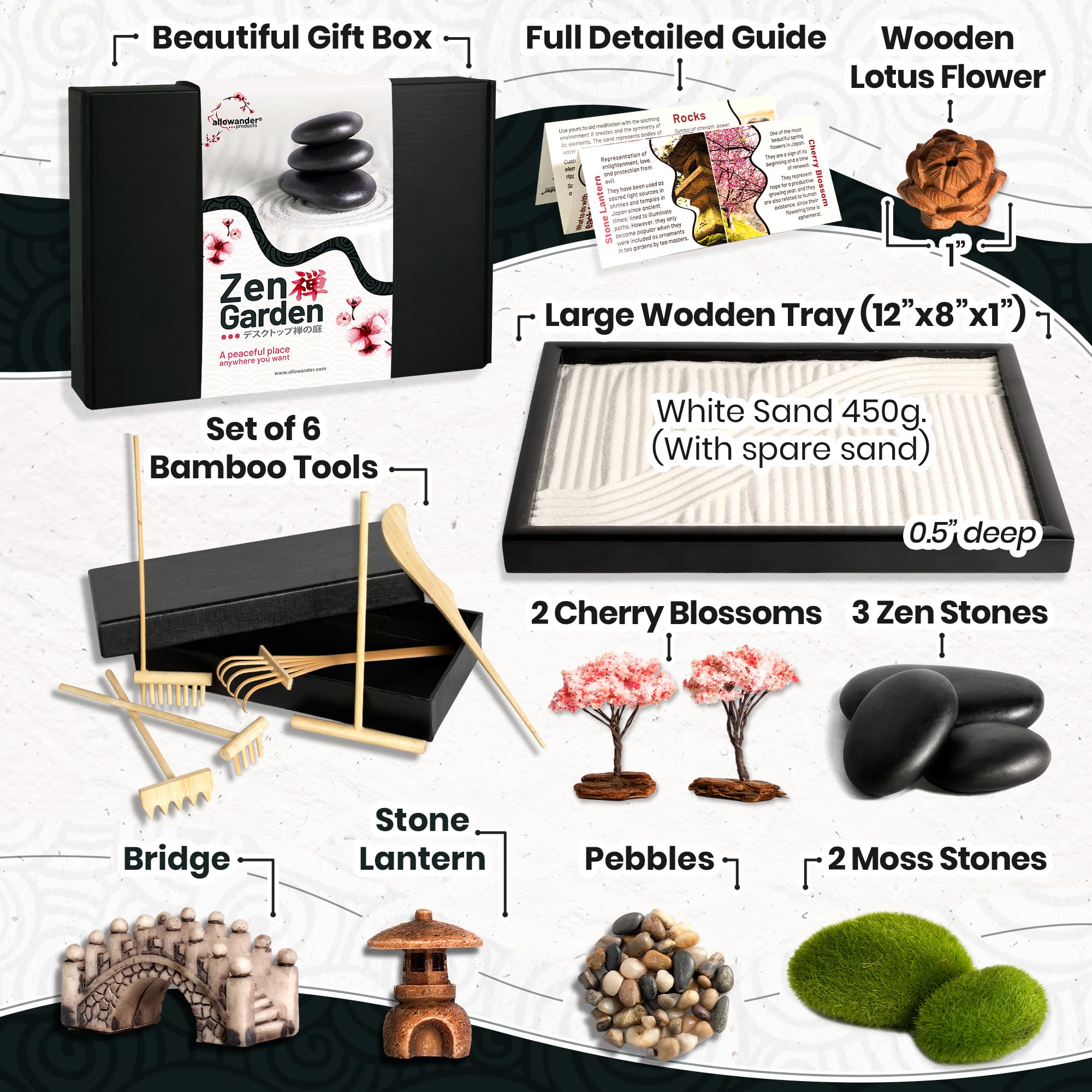 allowander outils et râteaux en arrangement pour créativité et détente