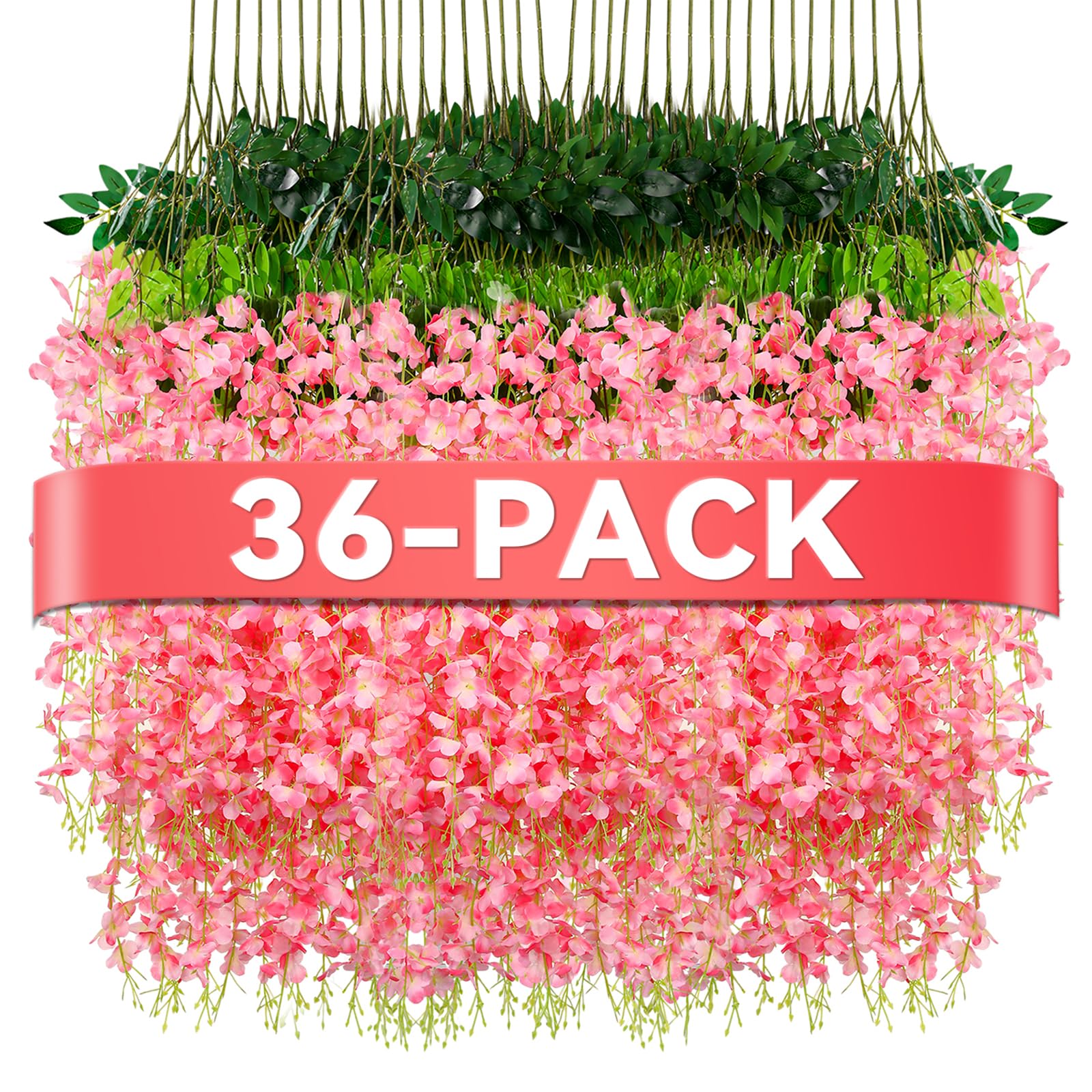 Alotiki glycine vue de face apportant une décoration romantique