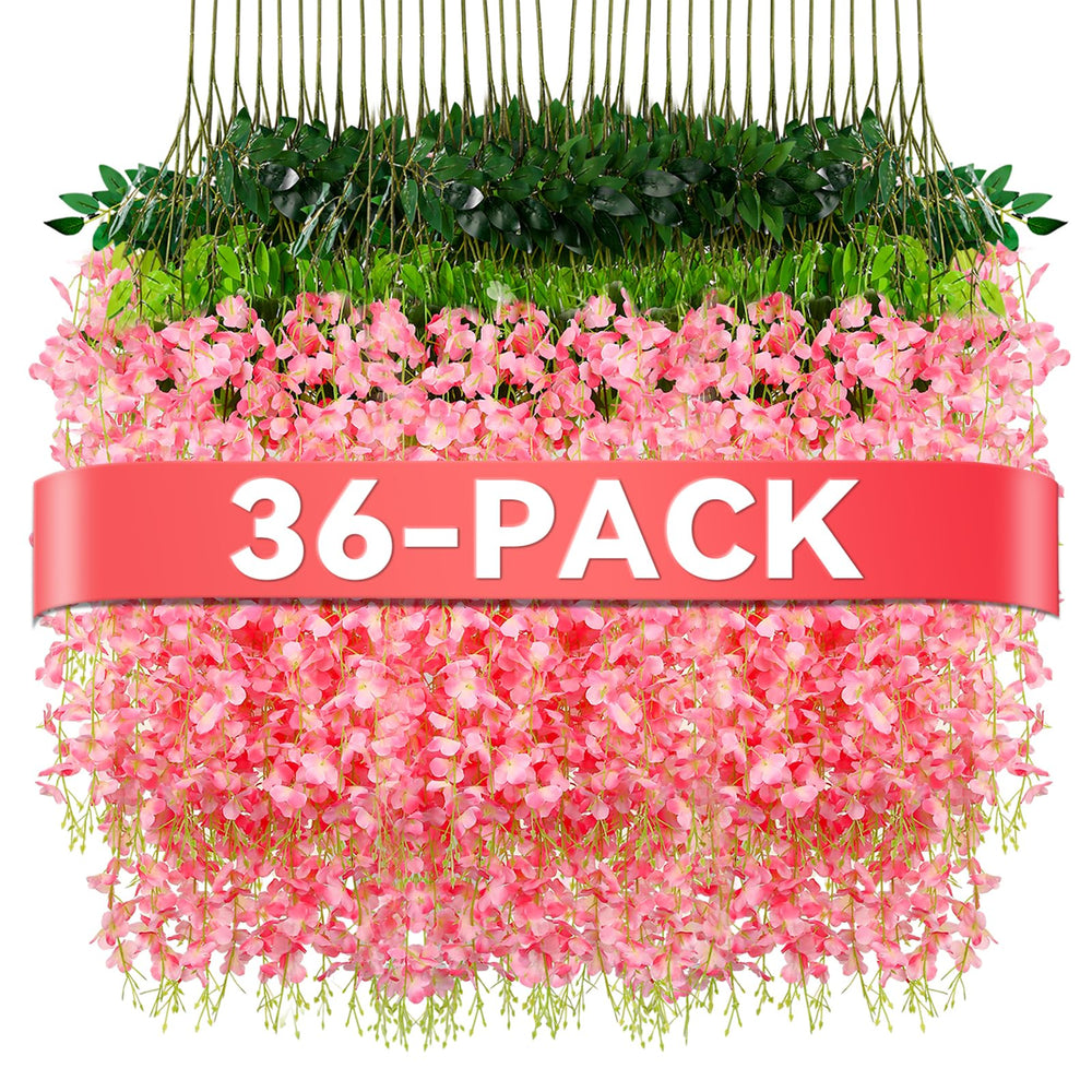 Alotiki glycine vue de face apportant une décoration romantique