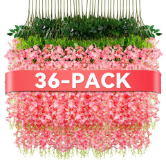 Alotiki glycine vue de face apportant une décoration romantique
