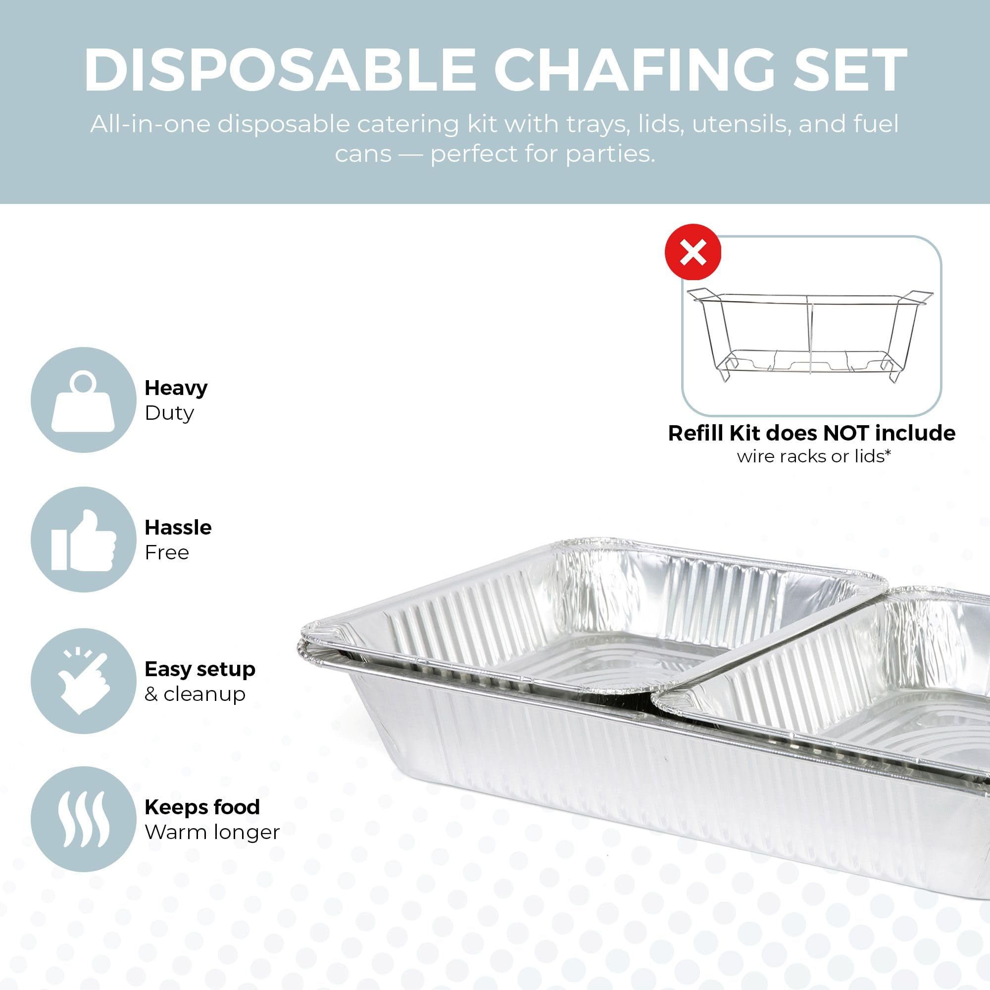 ALPHA LIVING gros plan sur barquette aluminium montrant qualité alimentaire