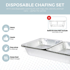 ALPHA LIVING gros plan sur barquette aluminium montrant qualité alimentaire