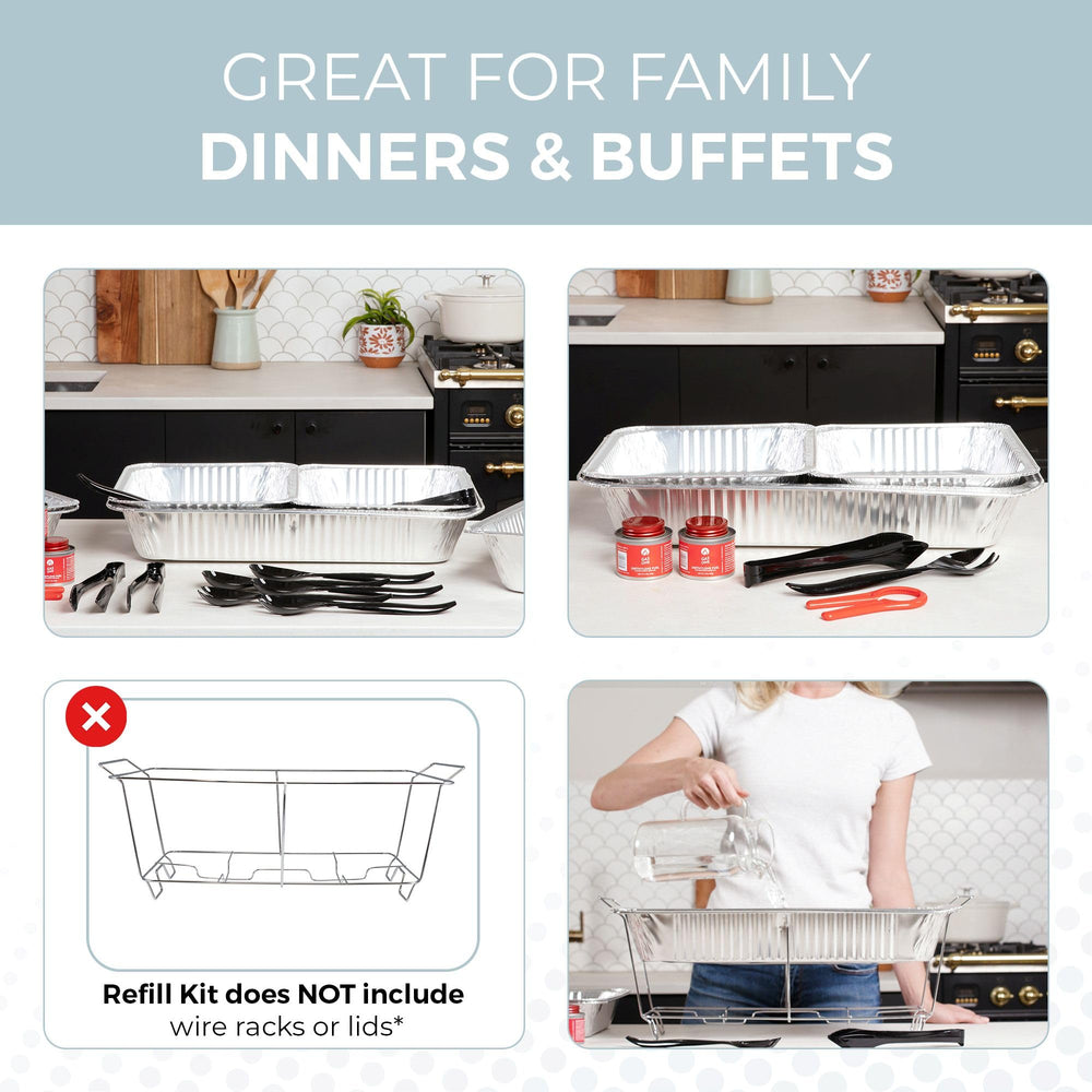ALPHA LIVING mise en place d’un buffet lors d’un événement professionnel