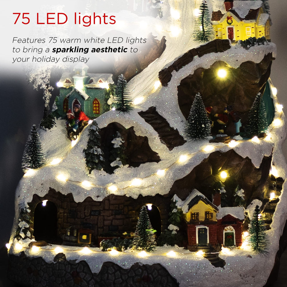 Alpine Corporation éclairage 75 LED blanc chaud, lueur chaleureuse