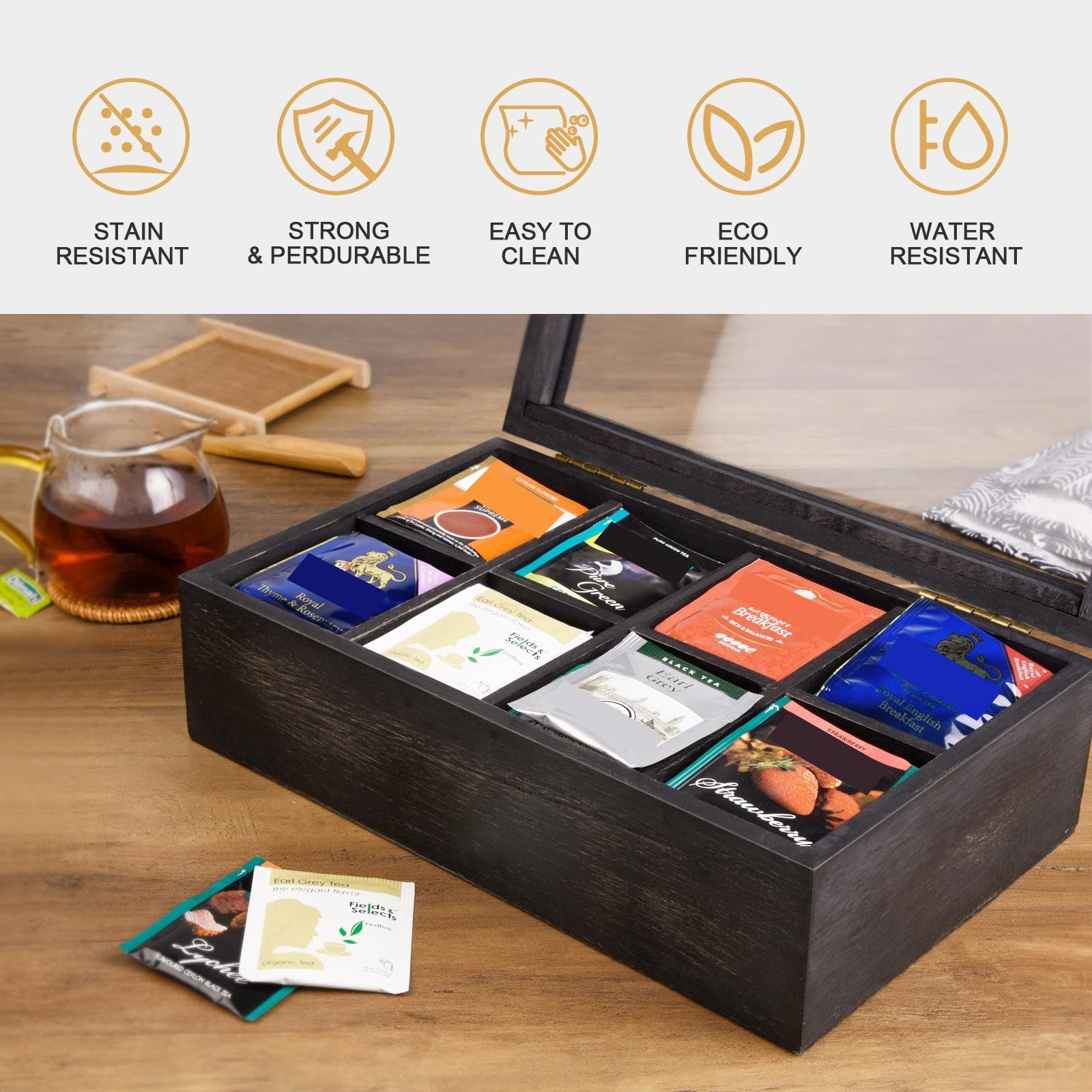 Alsonerbay boîte utilisée sur plan de travail, service simplifié