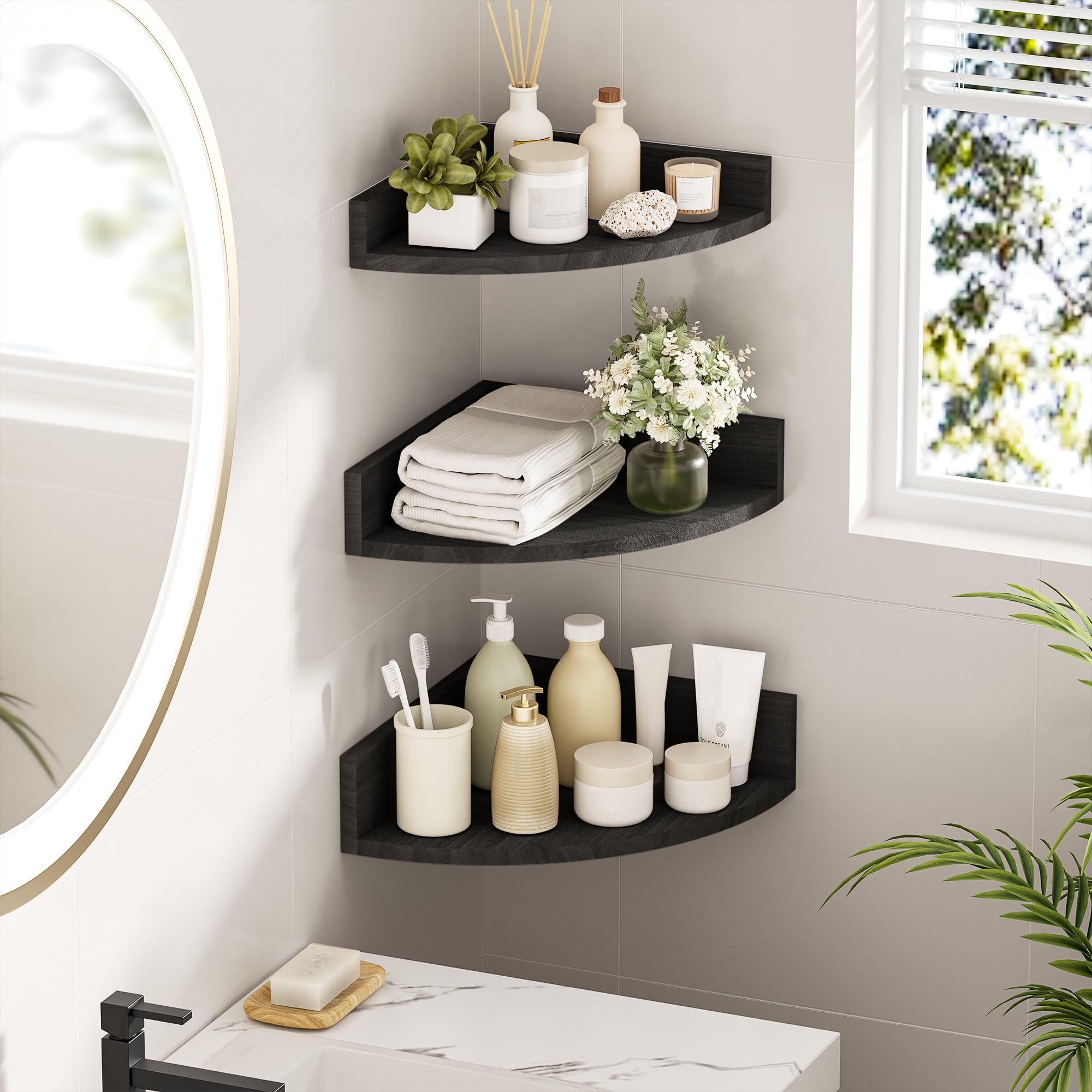 Alsonerbay étagère dans salle de bain organisant produits cosmétiques