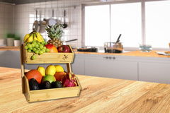 altCooking Hub bac rempli sur plan de travail démontrant gain de place et praticité