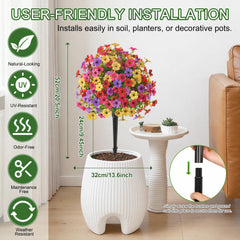 Alupssuc gros plan fleurs montrant réalisme et couleurs durables